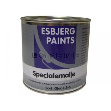 Färg svart matt 5 l