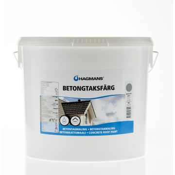 Betongtaksfärg grå 10 L NCS 4000-N