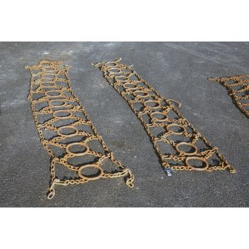 Snökedjor 2850x550 mönstrade med ringbrodd