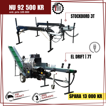 IM Vedmaskin + Stockbord | Helhyd EL 7T