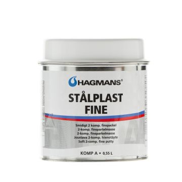 Spackel Stålplast Fine 0,55L