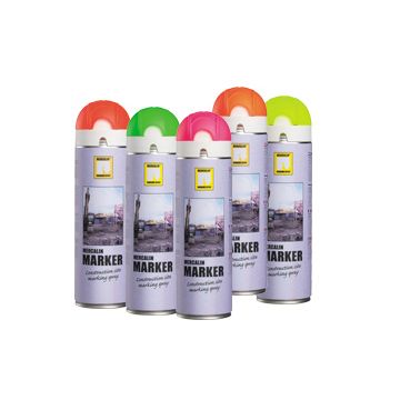 Mercalin Marker fluo röd 500ml